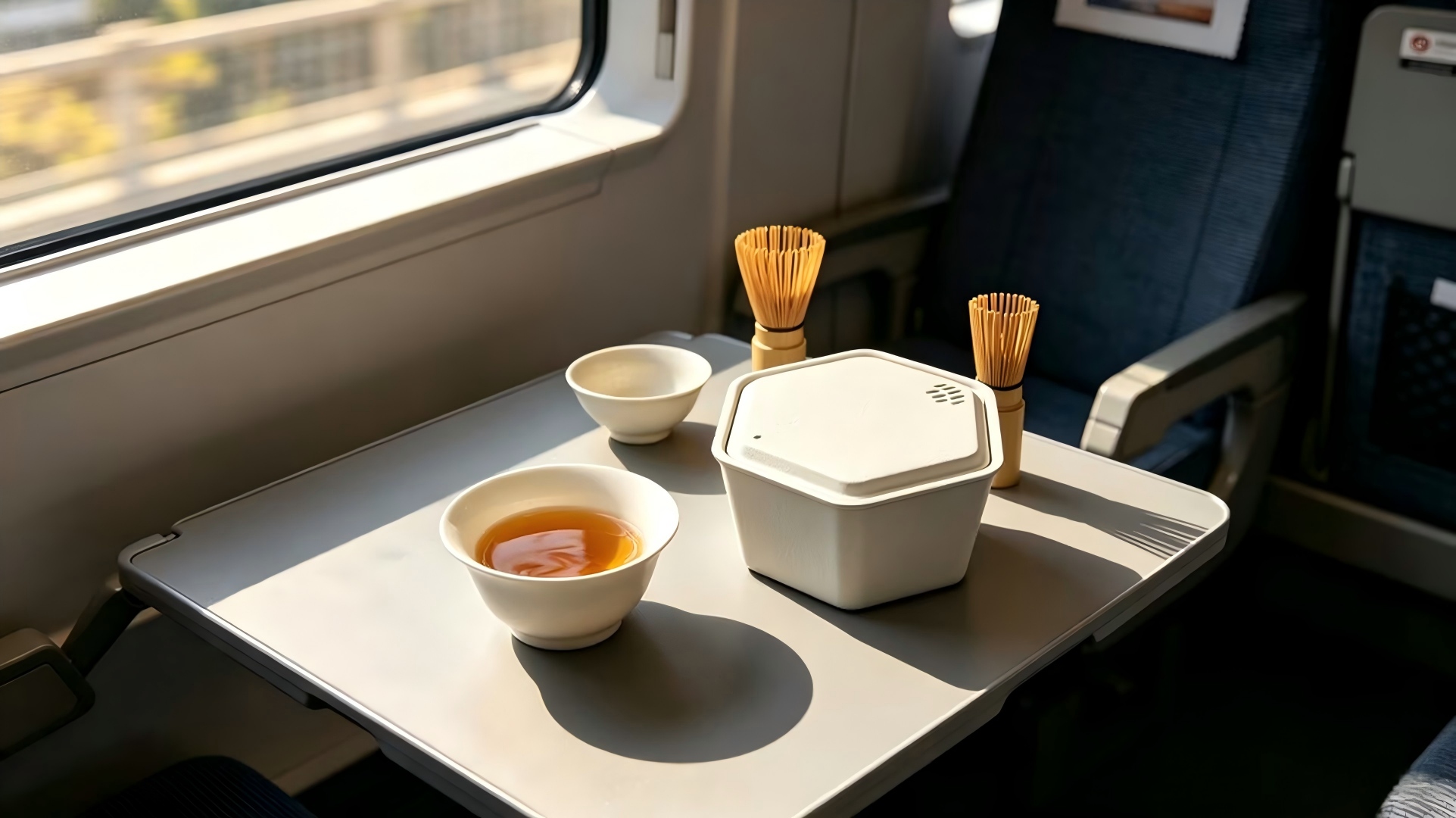 service à thé compostable