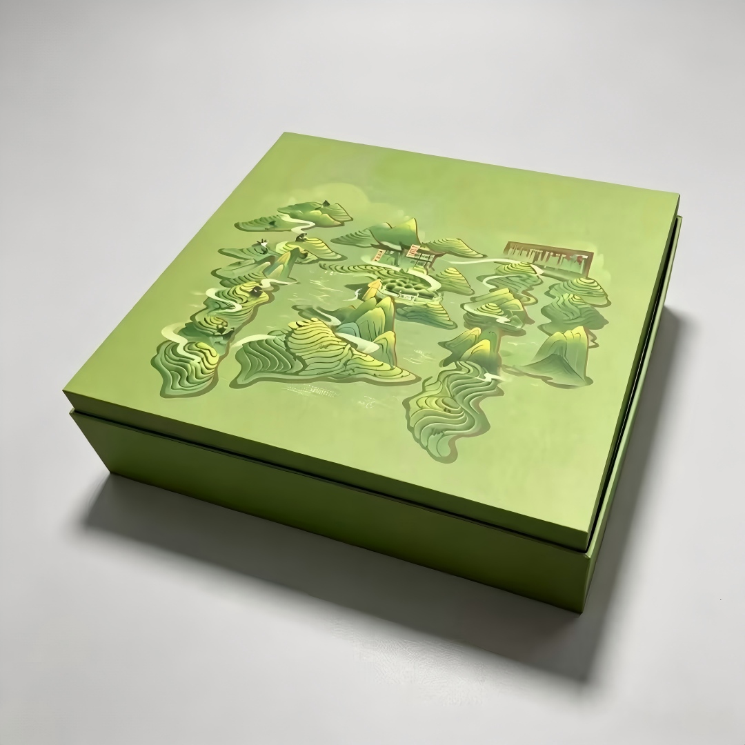 Coffret cadeau rigide en carton gris de qualité supérieure