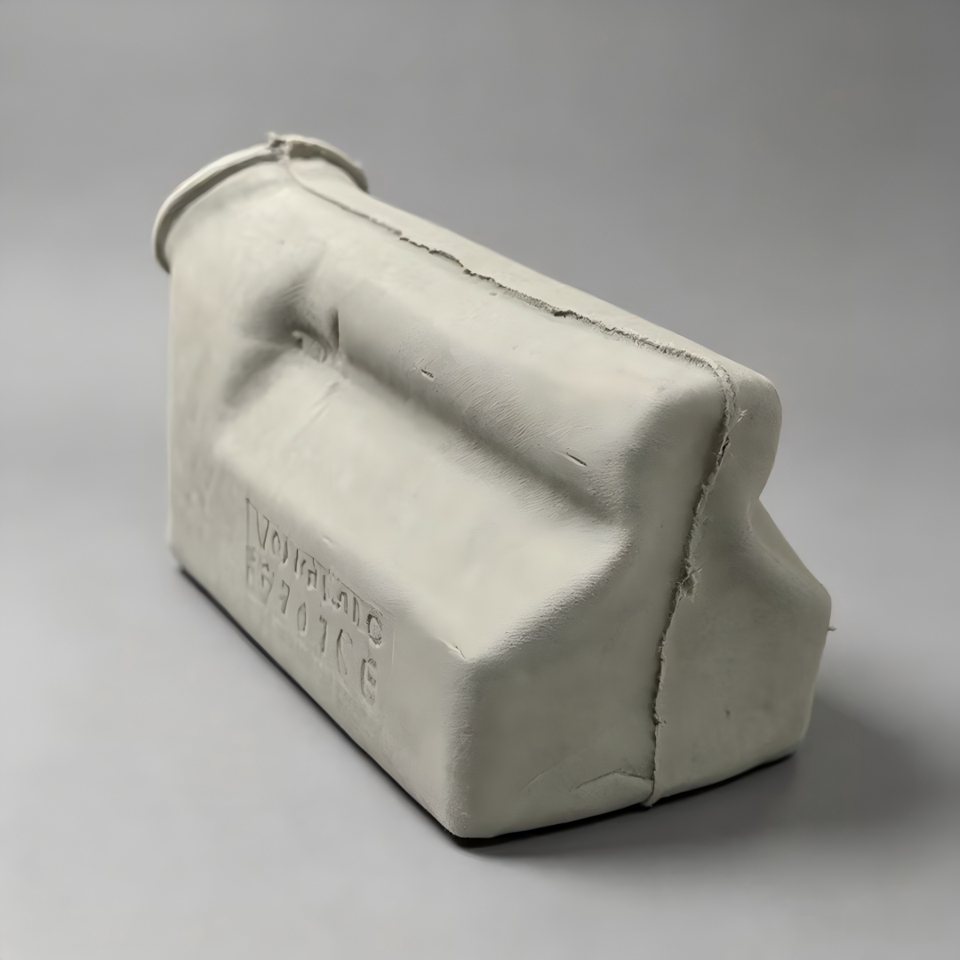 Urinoir rectangulaire en pulpe pressée à sec avec...