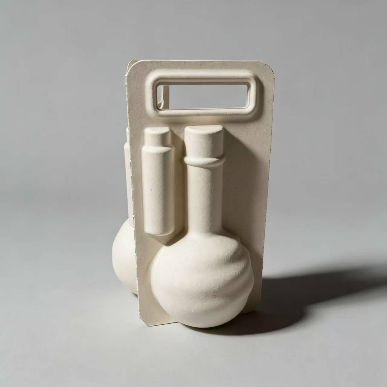 Eco-Friendly Molded Pulp Clamshell Cosmetic Packaging