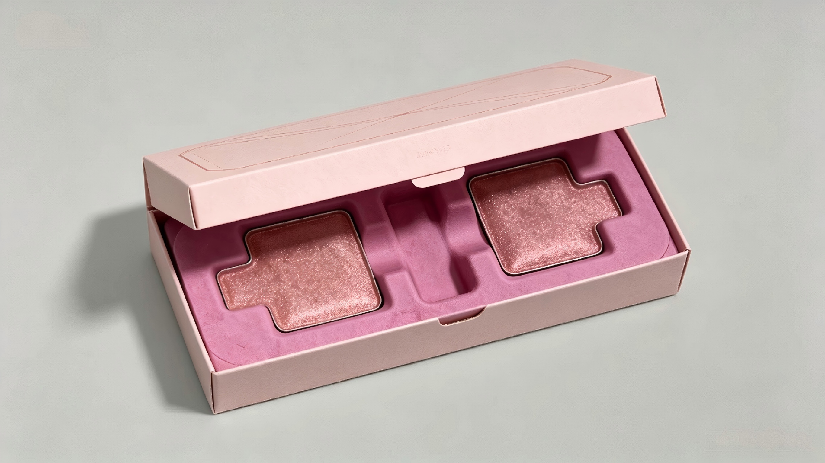 insert cosmétique moulé en pulpe