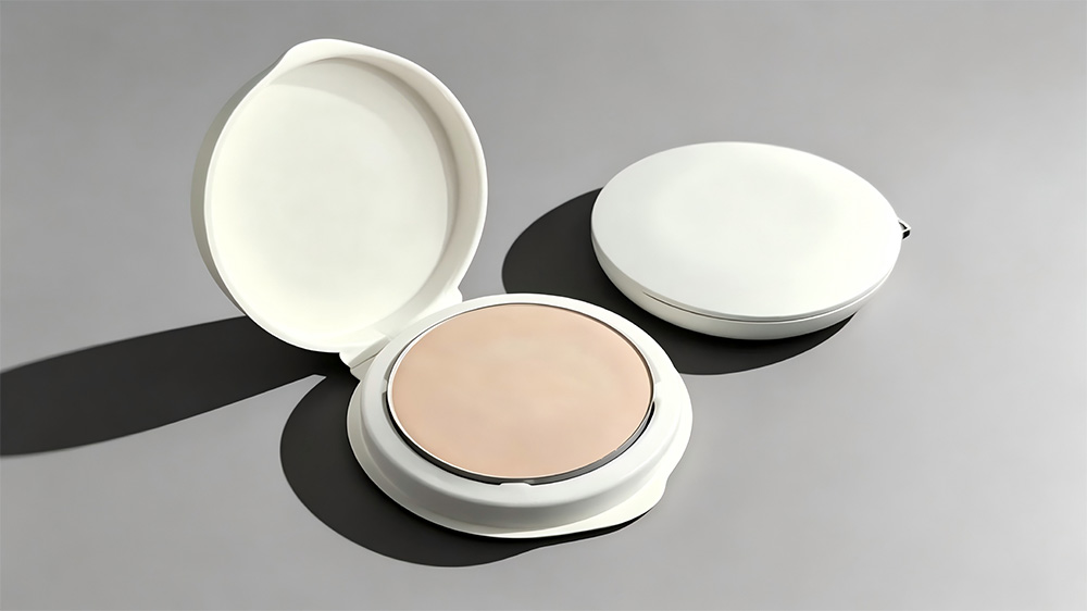 Nachfüllbare Make-up-Kompaktdose & Lippenstift-Klappverpackung