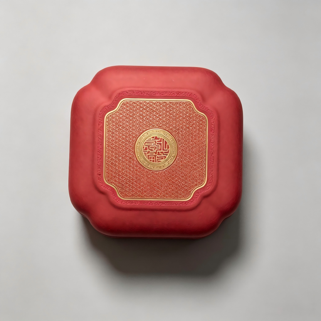 Eco-Friendly Wet Pressed Molded Fiber Jewelry Box with Hot Stamping