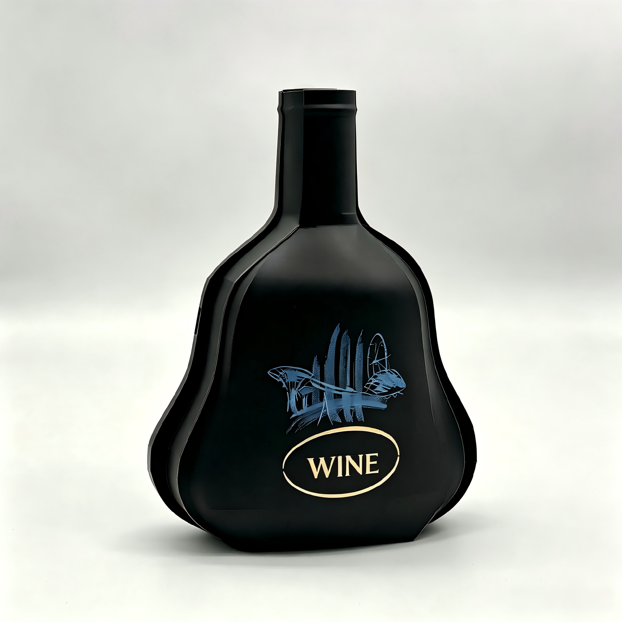 Eco-Friendly Wet-Pressed Molded Pulp Wine Clamshell Packaging