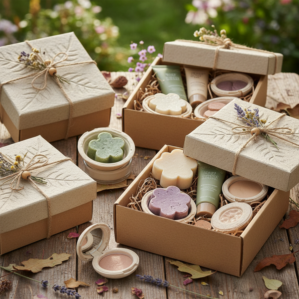Biodegradable Packaging For Cosmetics For Gift Boxes