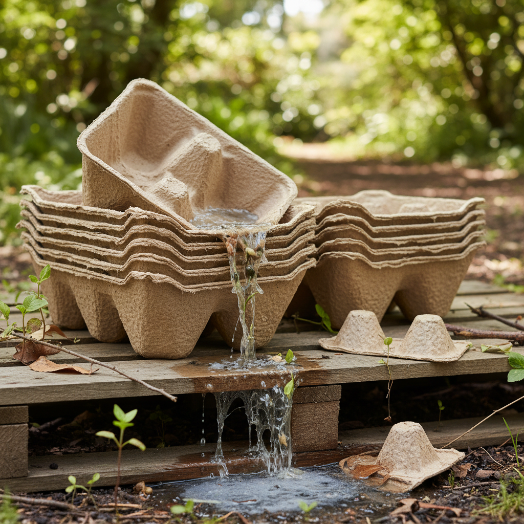 Biodegradable Recyclable For Shipping Trays