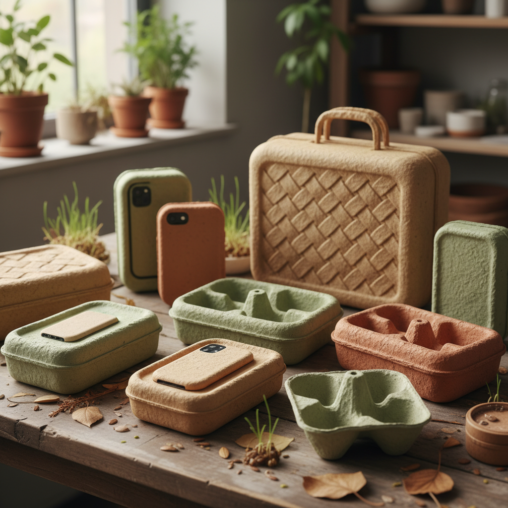 Biodegradable Container For Product Cases