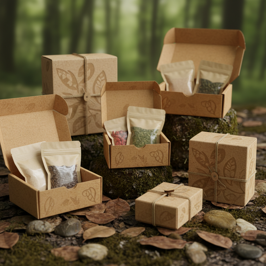 Biodegradable Boxes For Sample Packs