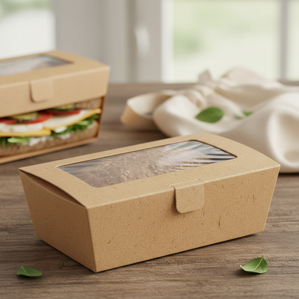 Biodegradable Sandwich Packaging For Food Delivery