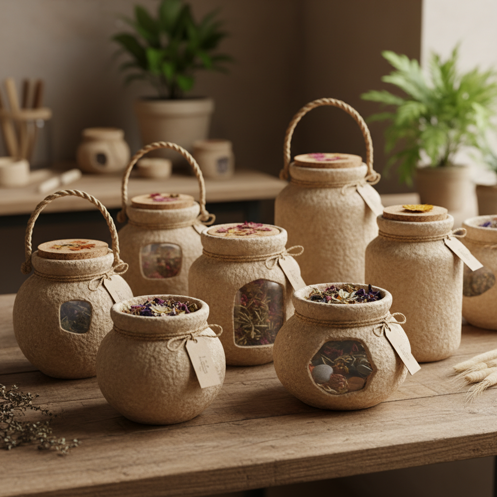 Biodegradable Jars For Gift Packaging