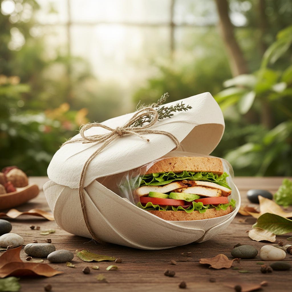Biodegradable Sandwich Packaging For Gift Packaging