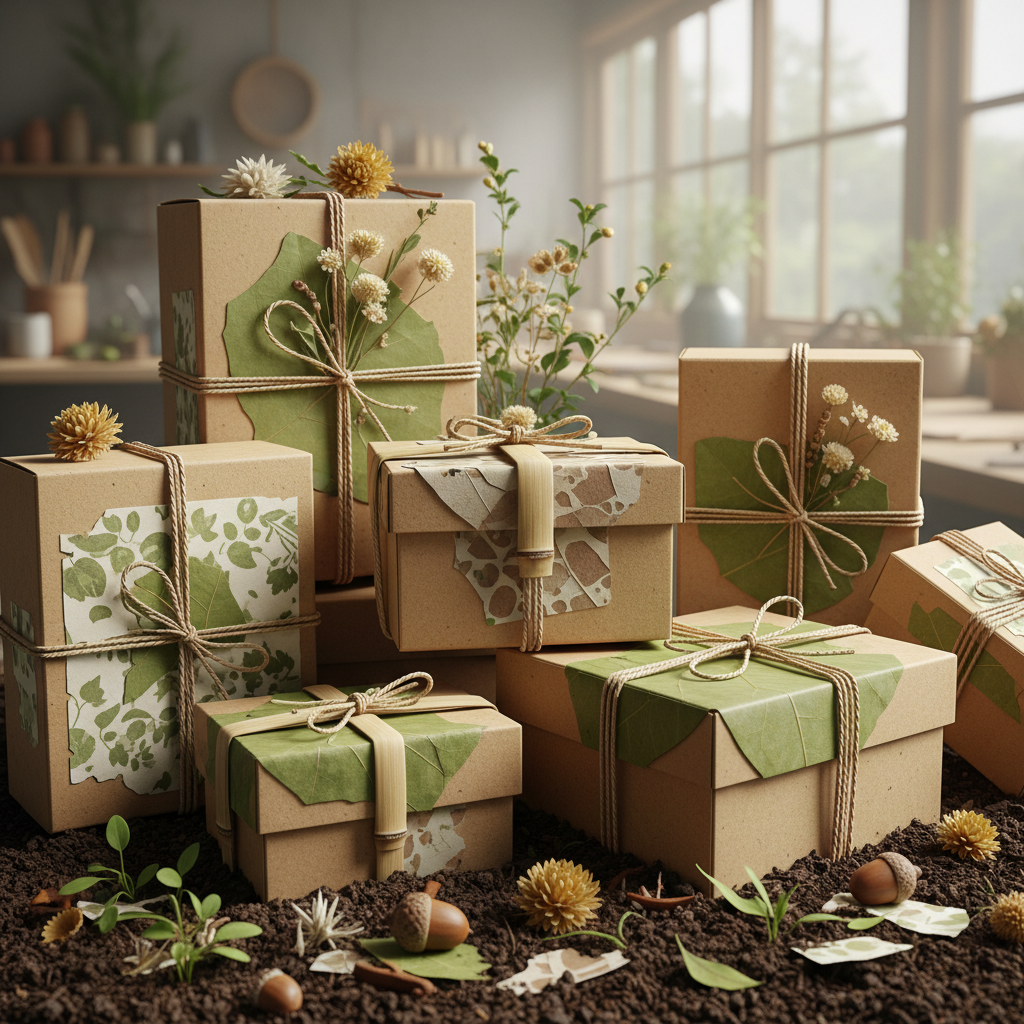 Biodegradable Recyclable For Gift Boxes