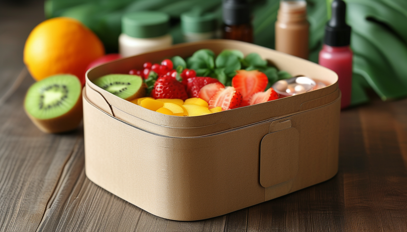 Biodegradable Cosmetic Packaging For Food Delivery