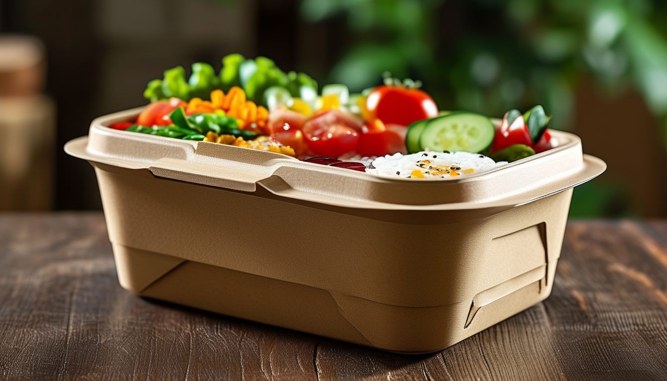 Biodegradable Take Out Containers For Sample Packs