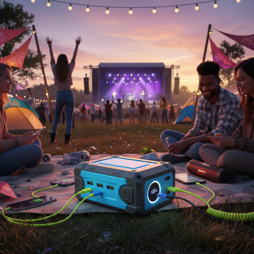 Lithium Battery Charger For Music Festivals And Concerts