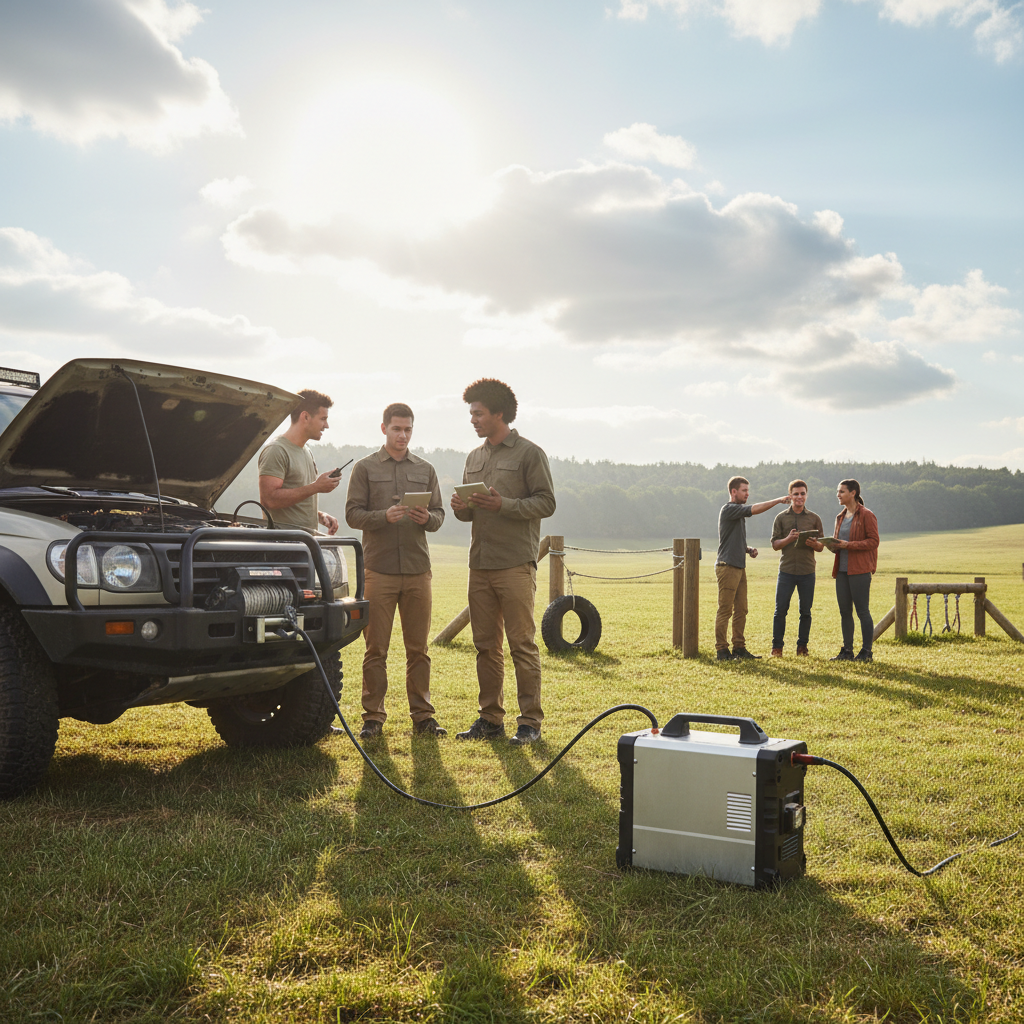 Vehicle Battery Charger For Corporate Outdoor Team Building
