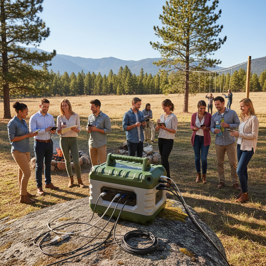 Universal Battery Charger For Corporate Outdoor Team Building