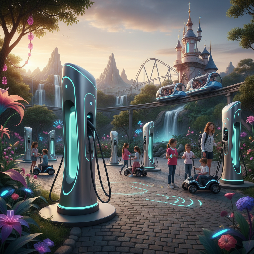 Home Electric Charger For Theme Parks And Holiday Resorts