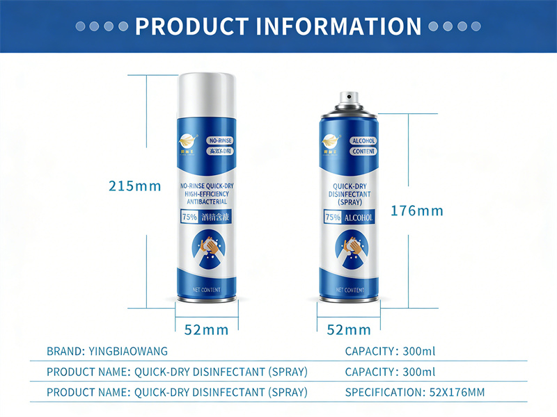 75% Alcohol Disinfectant Spray - Fast Germ Killing08