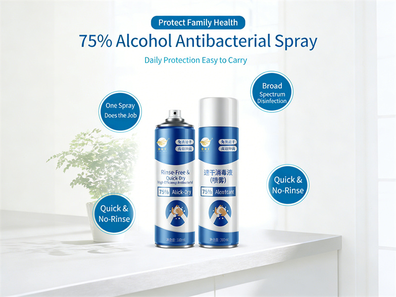 75% Alcohol Disinfectant Spray - Fast Germ Killing09
