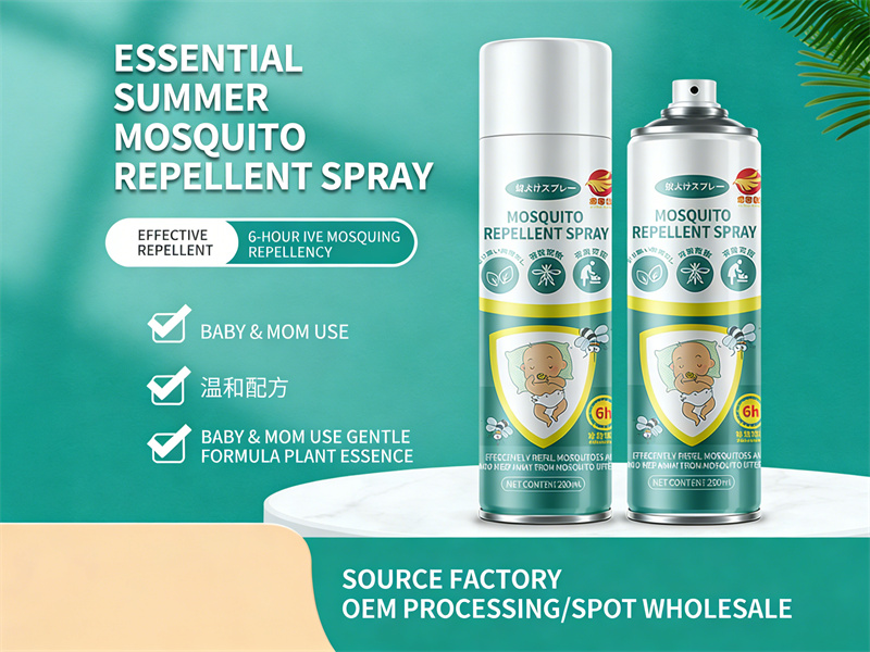 Baby-Safe Natural Mosquito Repellent Spray - 6-Hou06