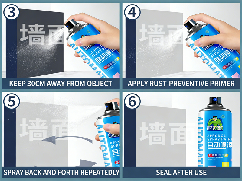 DERPU Multi-Purpose Aerosol Spray Paint - Quick Dr13