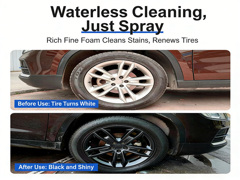 High Gloss Long Lasting Tire Shine Spray07