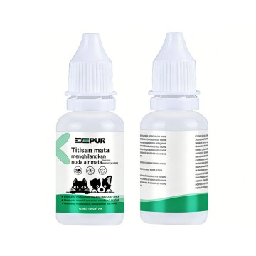 Pet Tear Stain Remover Eye Drops - Gentle Eye Care for Dogs & Cats