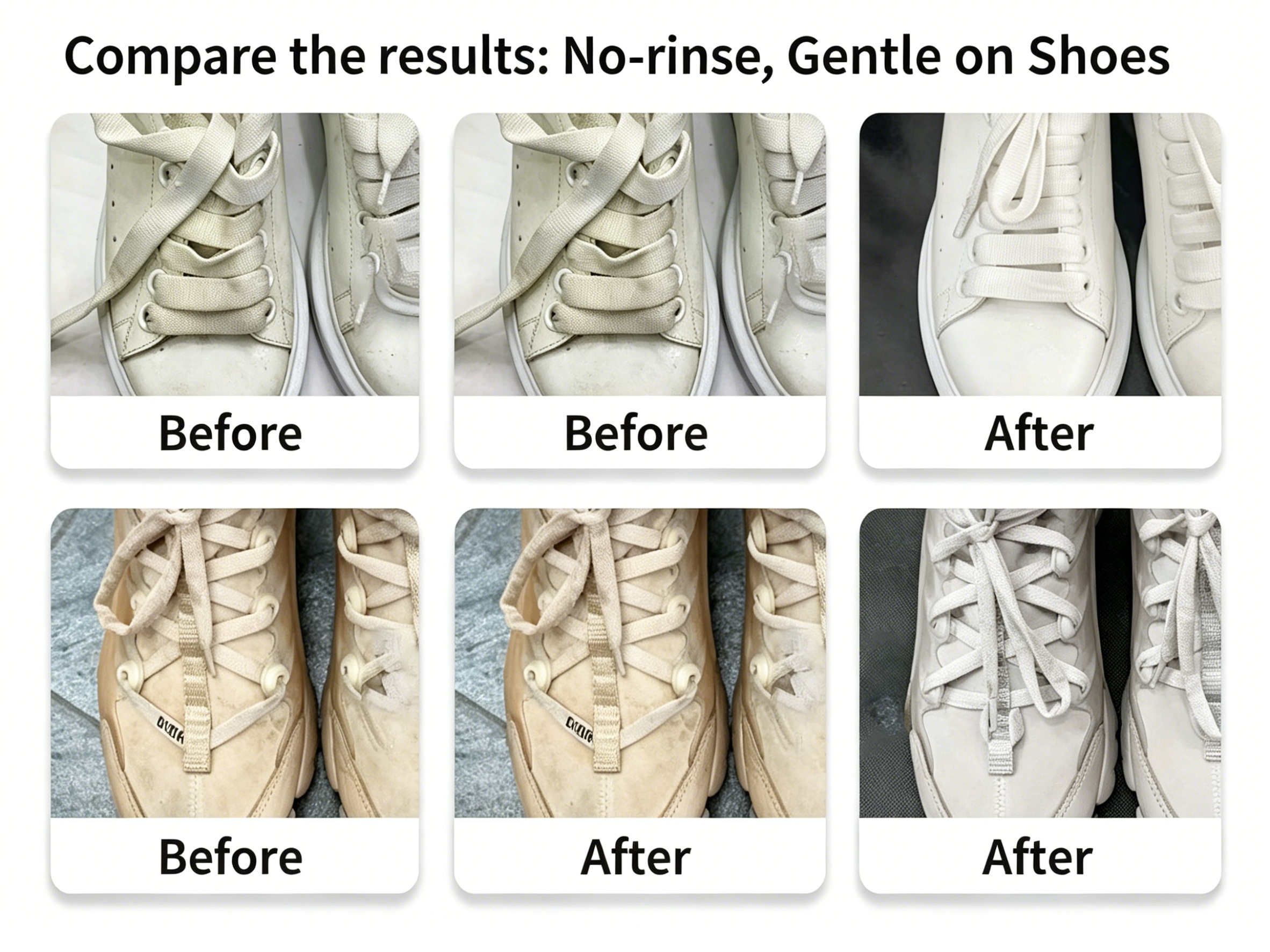 White Shoe Cleaner Foam Spray (3)