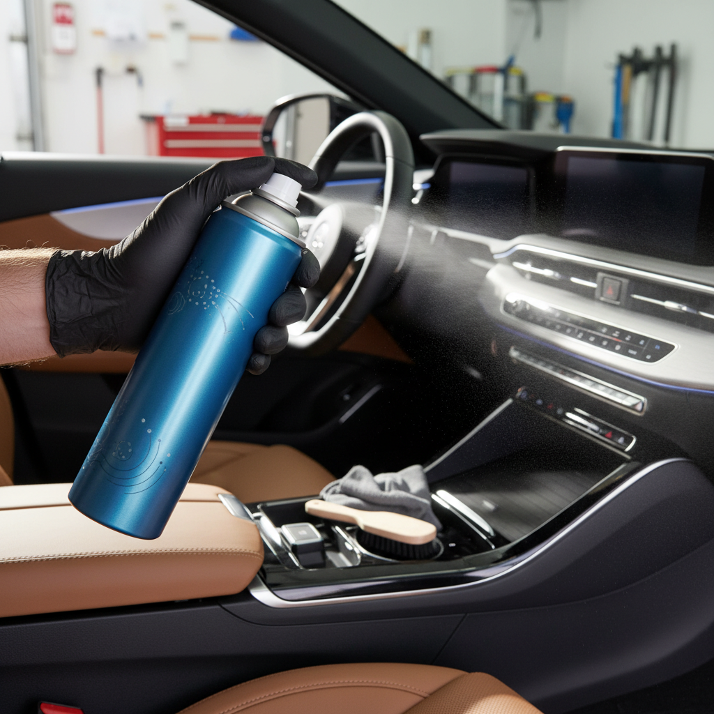 Automotive Aerosol For New Car Interior Detailing