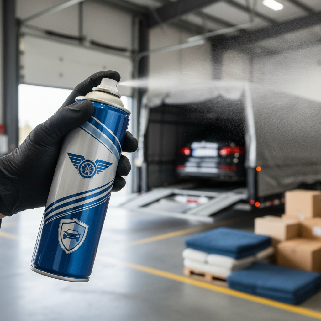 Automotive Care Spray For Professional Moving Services