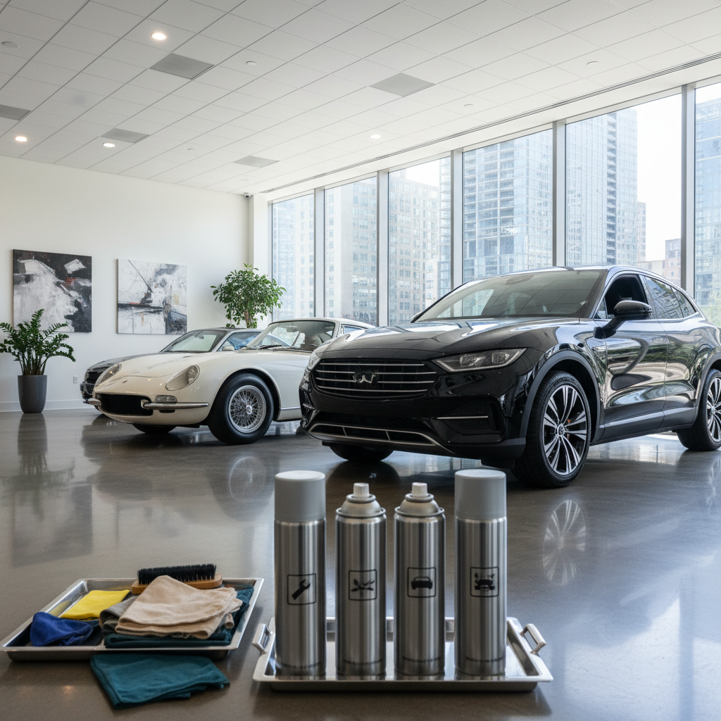Automotive Aerosol For Real Estate Agency Showrooms