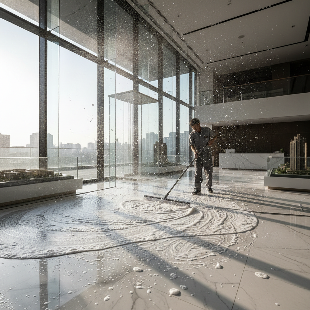 Foam Cleaner For Real Estate Agency Showrooms