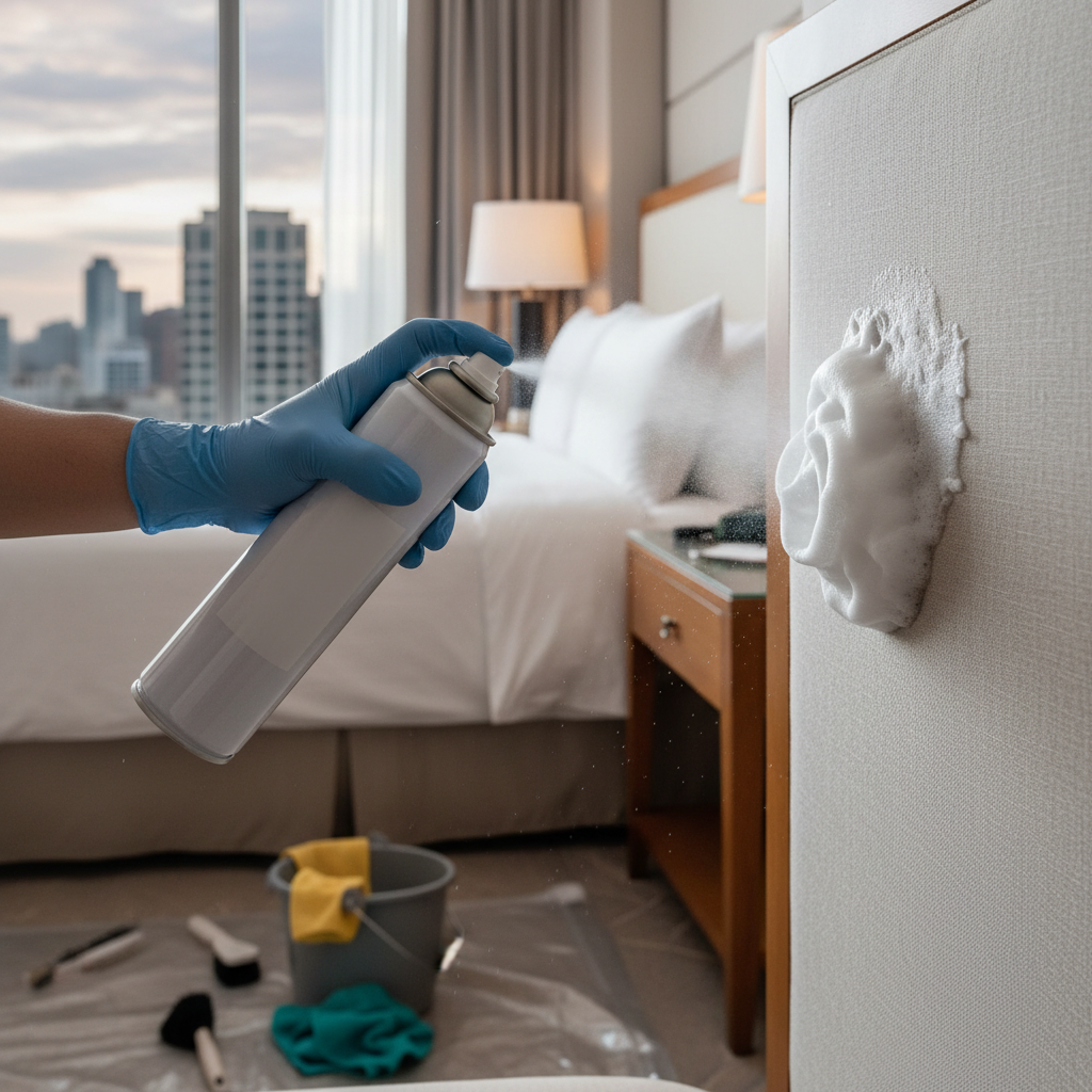 Foam Cleaner For Hotel Room Maintenance