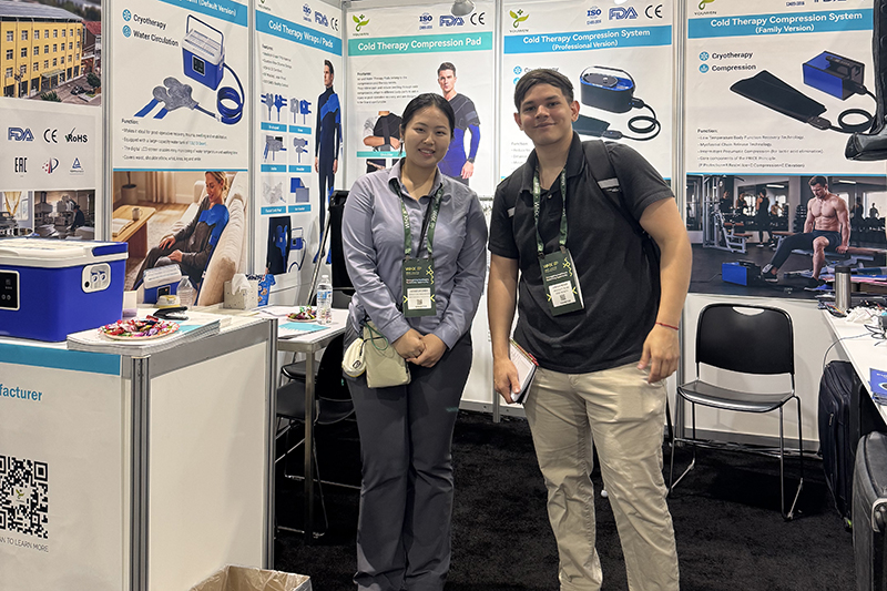 Visitors Experience the Benefits of Cold Compression Therapy at WHX Miami 2026