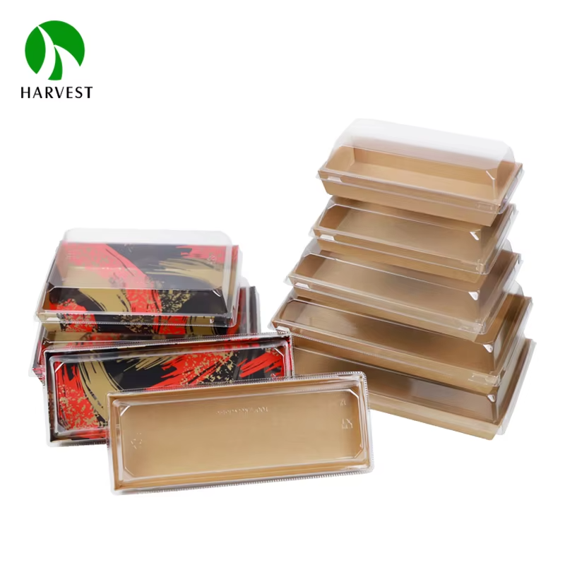 PR Sushi Tray Series - Kraft Paper Sushi Tray