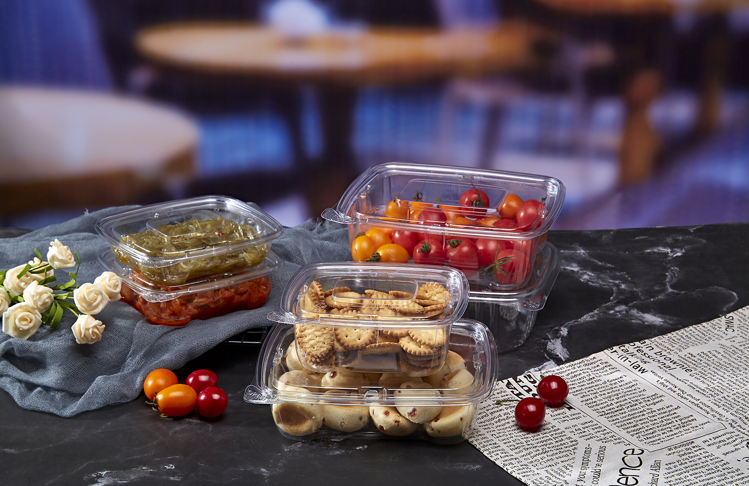 PET Recyclable Plastic Food Packaging Solutions