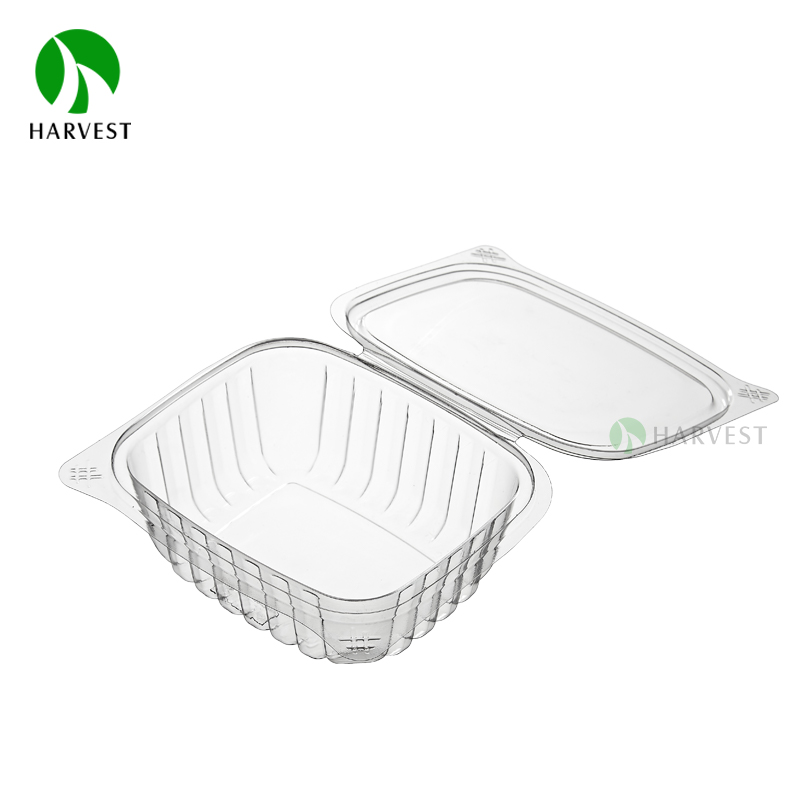 Recyclabe PET Salad Clamshell Container 3.jpg