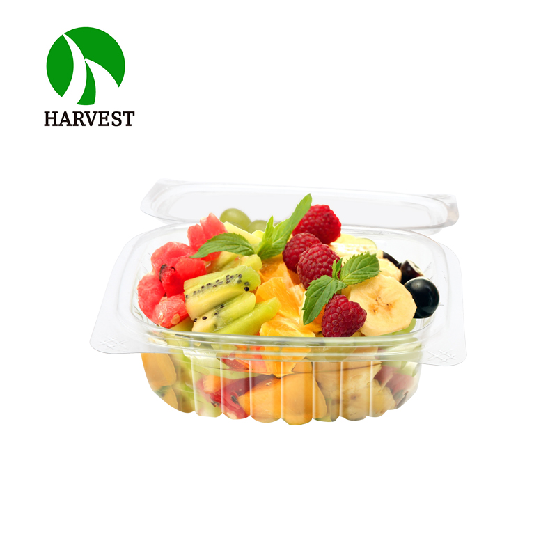 Recyclabe PET Salad Clamshell Container 6.jpg