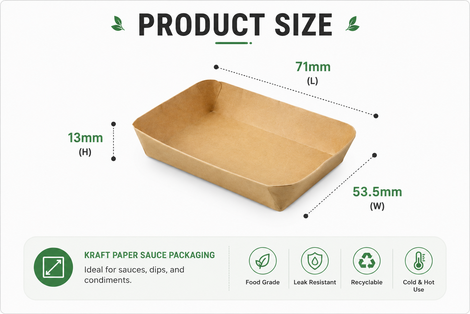 Kraft Paper Sauce Packaging
