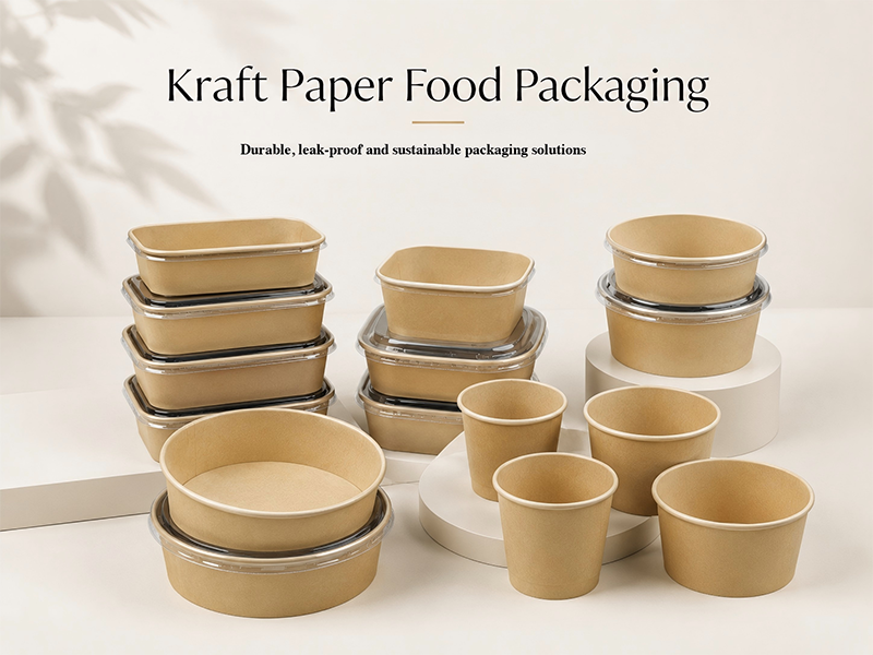 Recyclable Kraft Paper Food Packaging