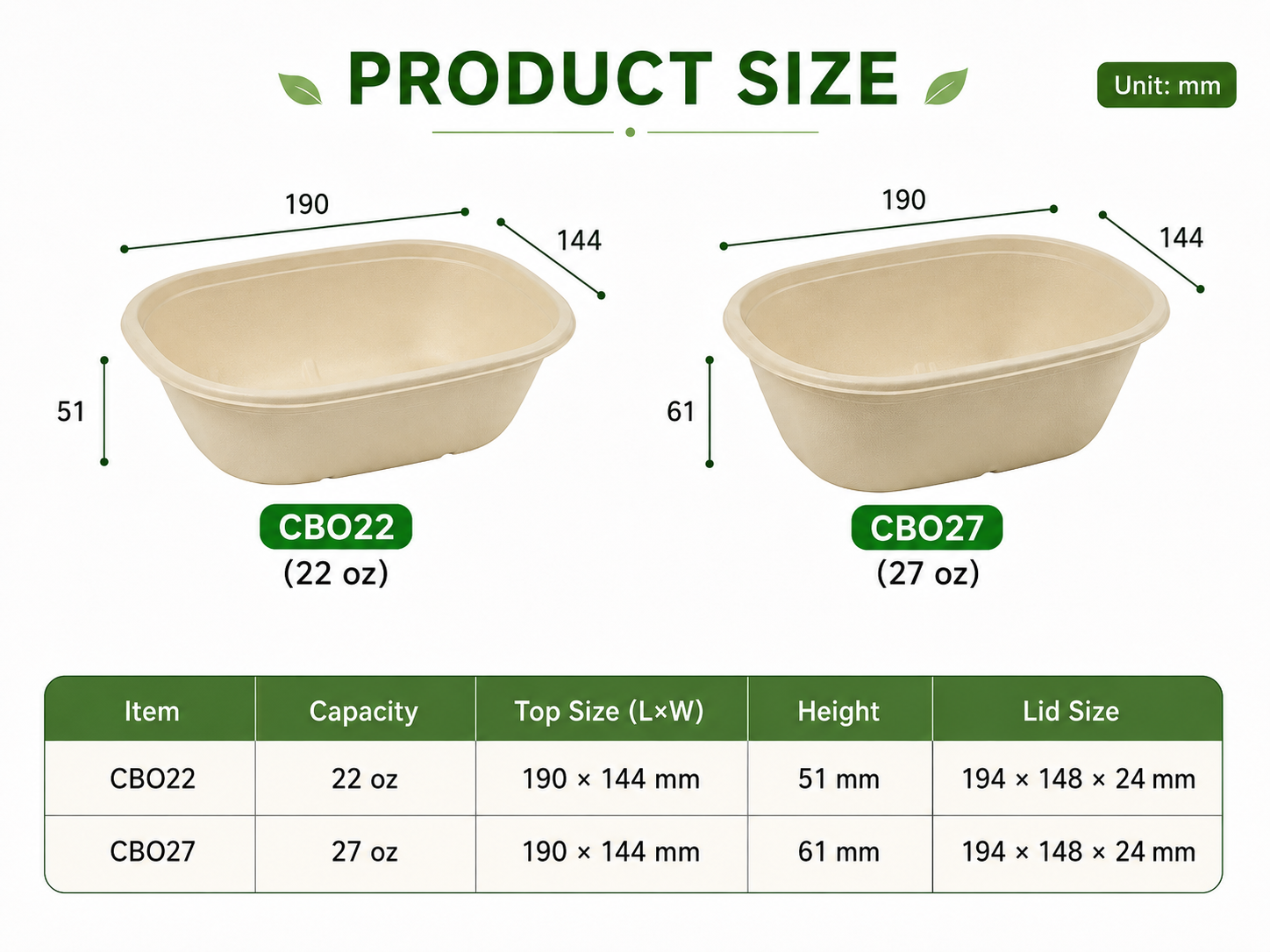 oval-bagasse-food-container-size-detail