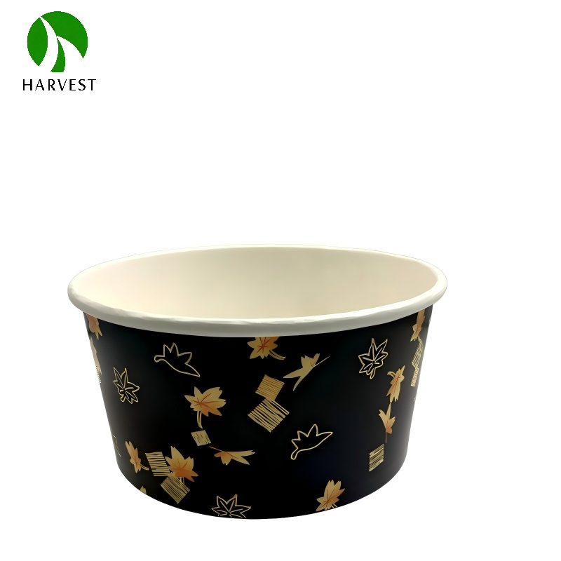 kr-round-kraft-paper-food-container-maple-leaf-printed-design