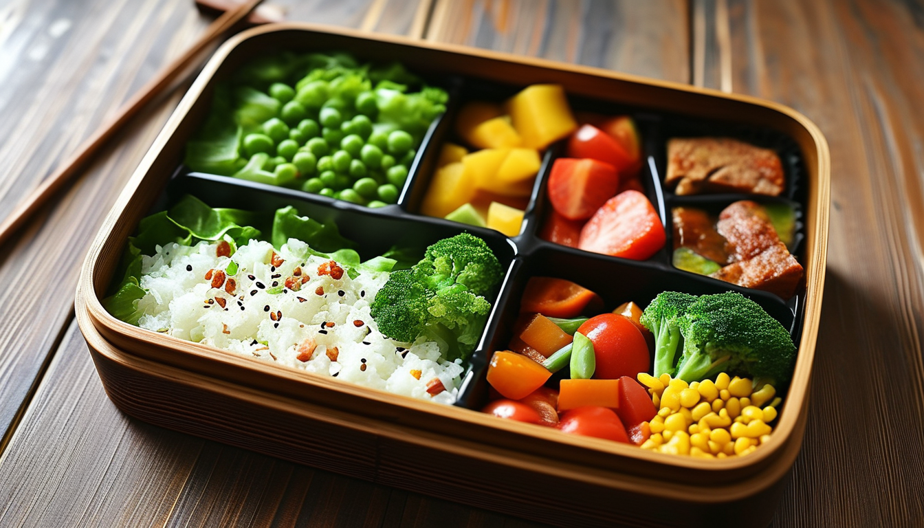 Bamboo Fiber Lunch Box For Meal Prep Delivery And Ready-to-eat Dishes