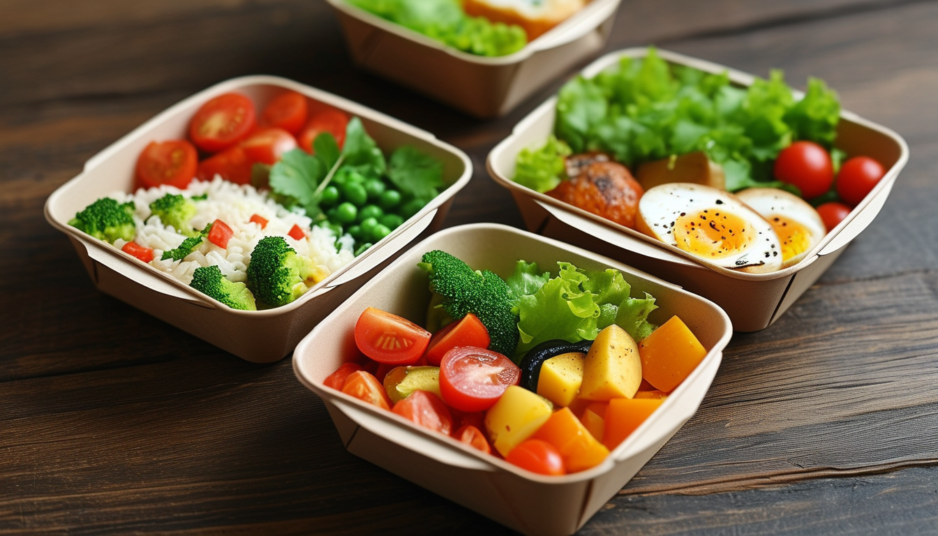 Compostable Takeaway Packaging For Meal Prep Delivery And Ready-to-eat Dishes