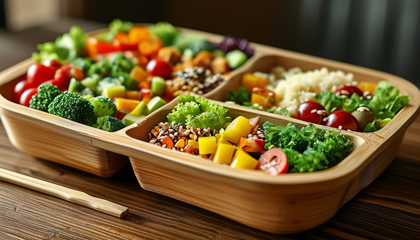 Bamboo Fiber Salad Bowl For Hotel Buffet Leftovers And Self-service Packing