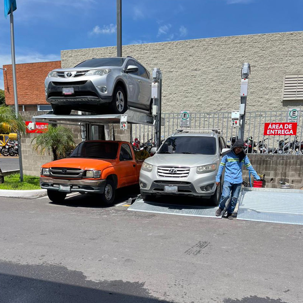 Double Level Two Post Parking Lift