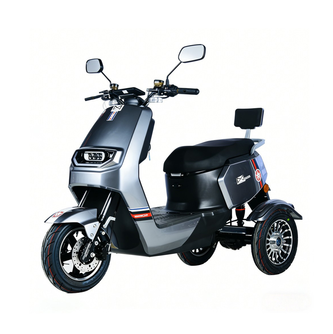 ODF-128 (NIU10MAX) 1200W 3-Wheel Electric Scooter | 55km/h Ultra-Stable Trike with 600kg Load, All-Road Traction & Enhanced Safety