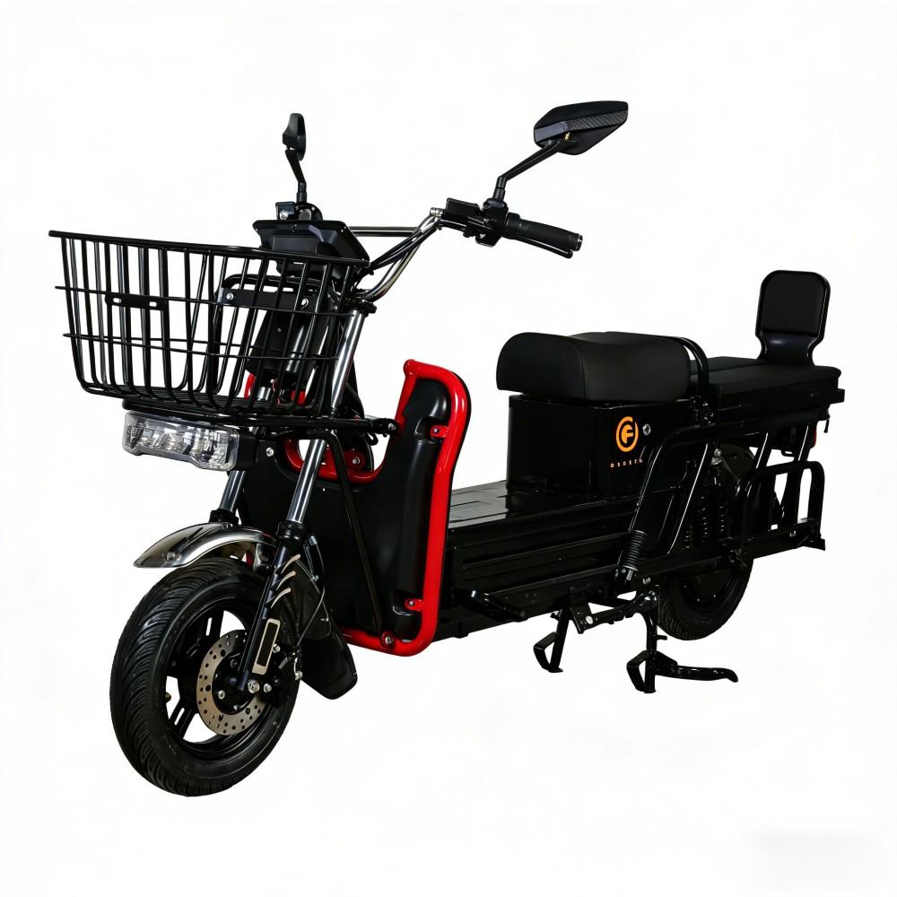 ODF-137 (ZZW) Scooter électrique de livraison robuste 1200 W | Vitesse maximale de 55 km/h, charge utile de 600 kg, panier avant et cadre renforcé