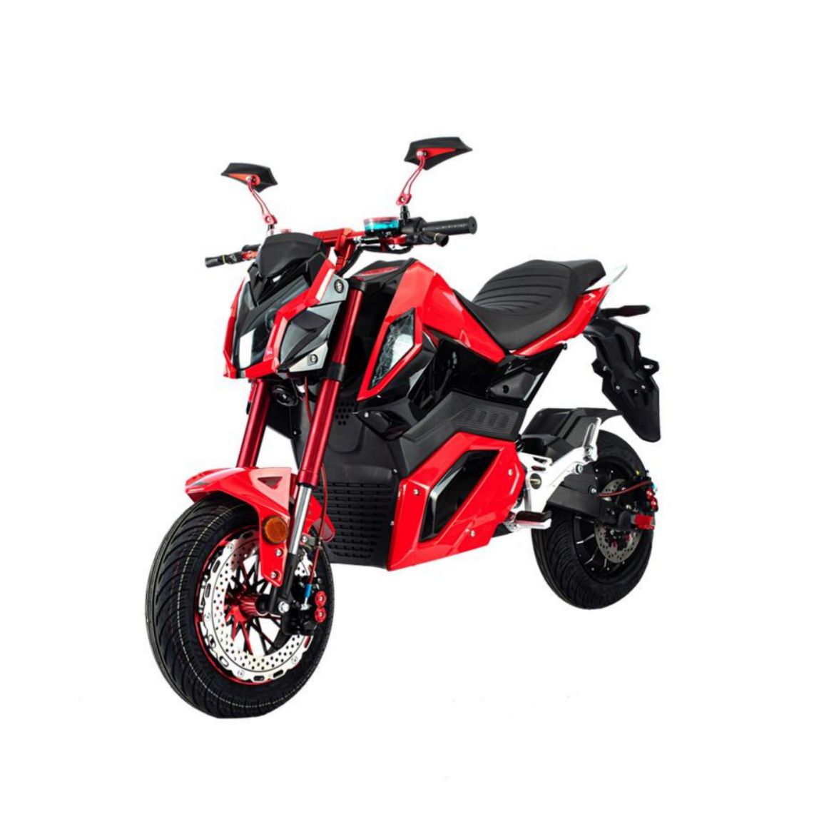 ODF-159 (Z6) 1500W Aggressive Urban Electric Motorcycle | 65km/h Lightweight Sport Commuter with Bold Red Styling & High Efficiency